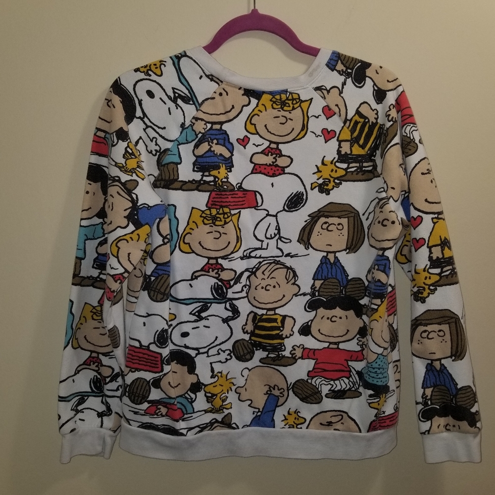 Peanuts Women's Sweaters Long Sleeves Size Large - Picture 4 of 7